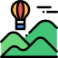 Hot air balloon icon 64x64