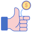Coin toss icon 64x64