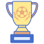 Football trophy icon 64x64