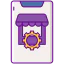 Shopping online icon 64x64