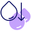 Blood droplet icon 64x64