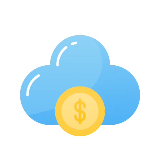 Cloud banking icon