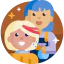 Hairstyling icon 64x64