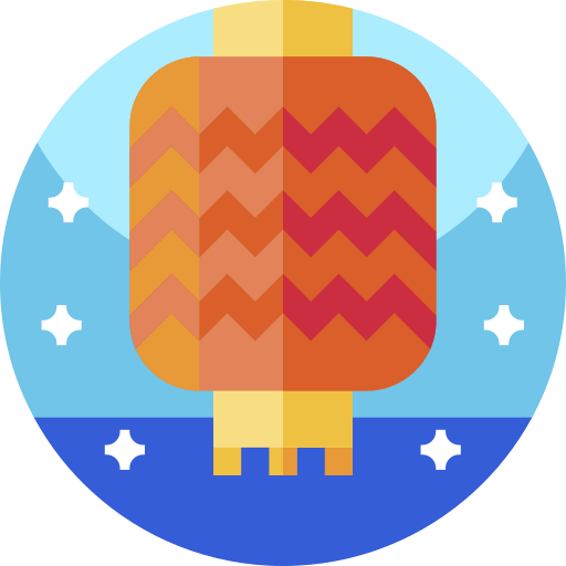 Paper lantern icon