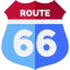 Route 66 ícono 64x64
