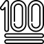 One hundred Symbol 64x64