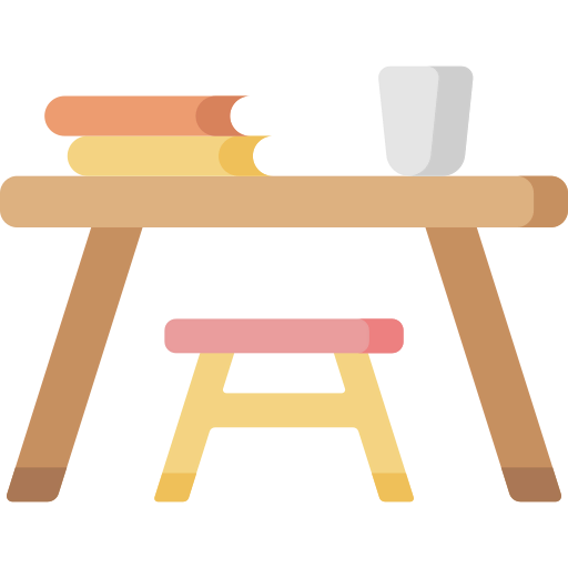 Camping table icon