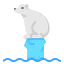 Polar bear icon 64x64
