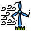 Wind mill ícone 64x64