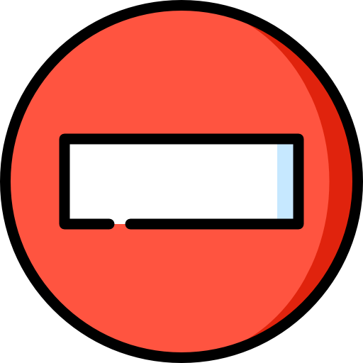 No entry icon