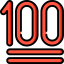 One hundred icon 64x64