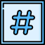 Hashtag icon 64x64
