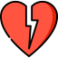 Broken heart icon 64x64
