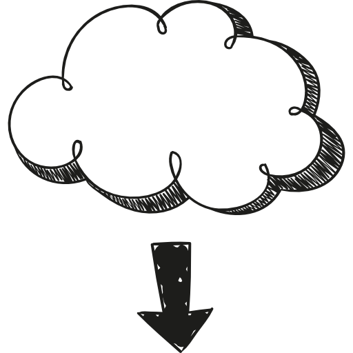 Cloud computing Ikona