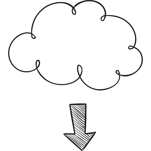 Cloud computing Ikona