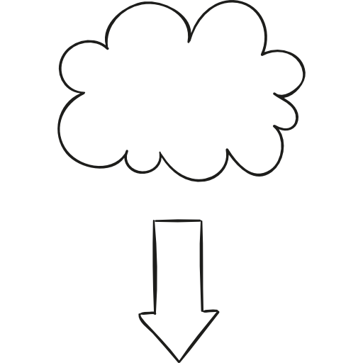 Cloud computing icon