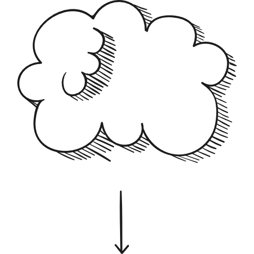 Cloud computing icon