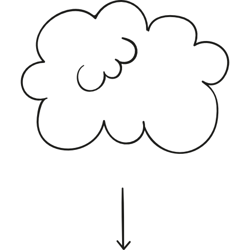 Cloud computing Ikona