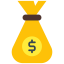 Money bag icon 64x64