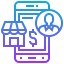 Online shopping icon 64x64