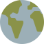 Earth globe icon 64x64