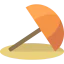 Sun umbrella ícono 64x64
