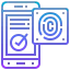 Fingerprint identification icon 64x64