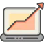 Line chart Symbol 64x64