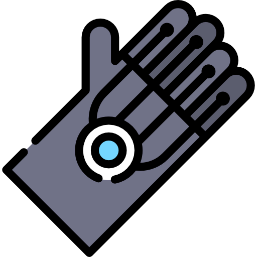 Wired gloves icon