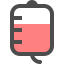 Blood transfusion icon 64x64