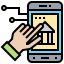 Online banking icon 64x64