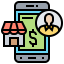 Online shopping icon 64x64