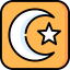Crescent moon Ikona 64x64