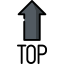 Up arrow icon 64x64