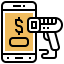 Mobile payment icon 64x64