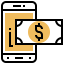 Mobile payment icon 64x64