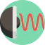 Sound waves icon 64x64