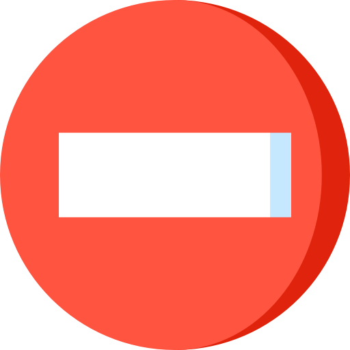 No entry icon