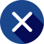 Cross button アイコン 64x64