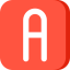 Letter a icon 64x64