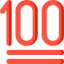 One hundred icon 64x64