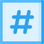 Hashtag icon 64x64
