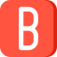 Letter b icon 64x64