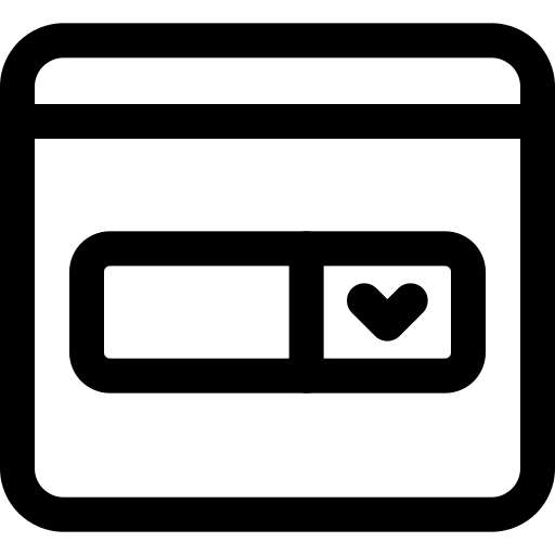 Drop down list icon