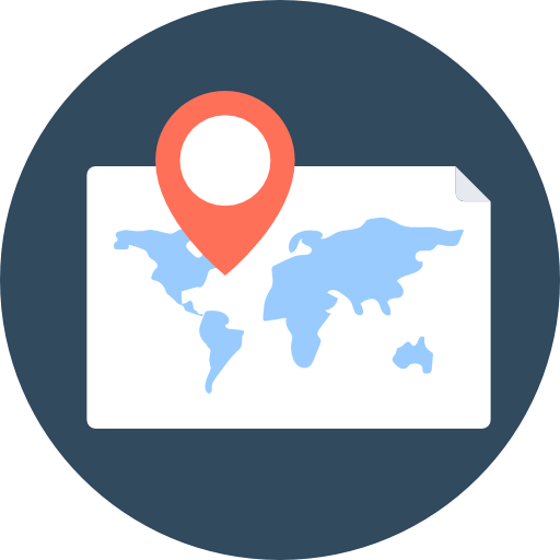 World map icon