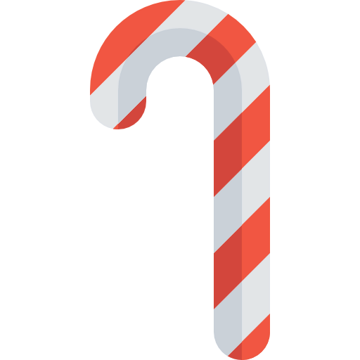 Candy cane icon