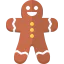 Gingerbread man ícono 64x64