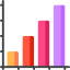 Bar chart icon 64x64
