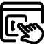 Touch screen icon 64x64