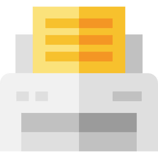 Paper printer icon
